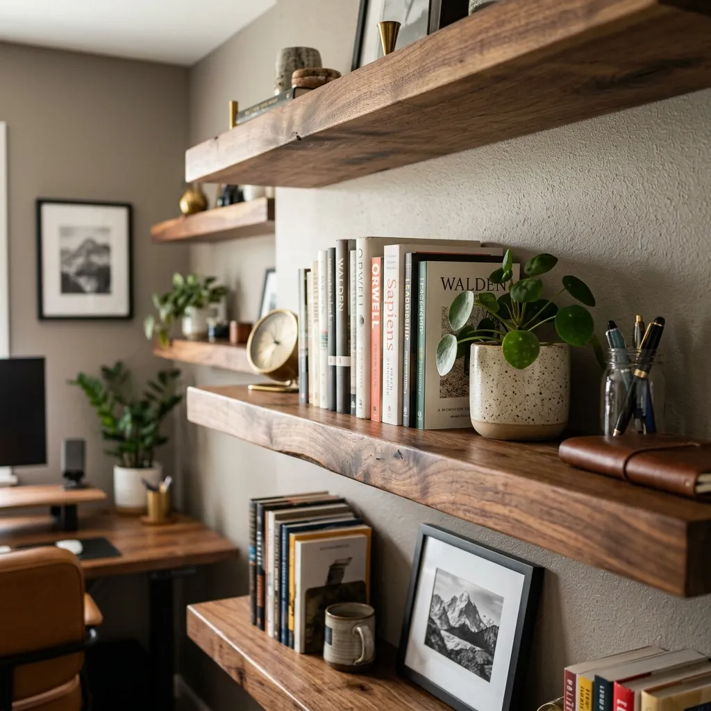 Floating shelves
